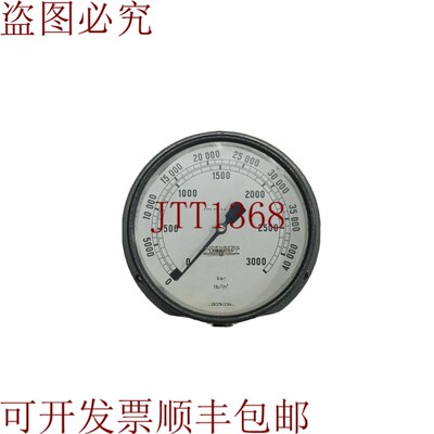 原装供应Budenberg 压力表 0-3000 巴/0-40,000 磅/英寸