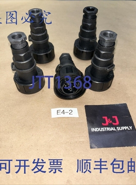 原装供应（5）圆形公插头连接器，针脚:4，BULGIN导线，NNB，????