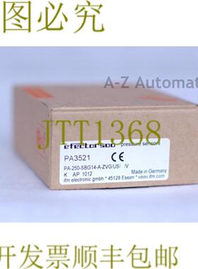 供应IFM EFECTOR 500 压力传感器 PA3521 PA-250-SBG14-A-ZVG