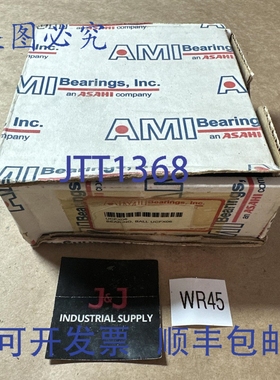 原装供应- AMI UCFX06 / F206 / UC206 轴承，1-1/4 孔径，4 法兰