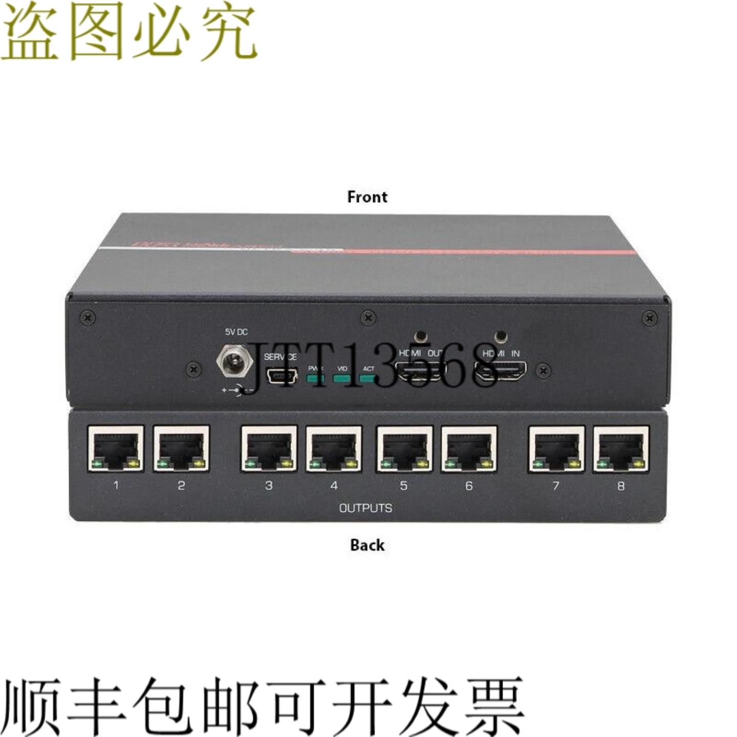 供应Hall Research ULTRA-V-8S-X 1x8 4K HDMI 电缆 CAT6