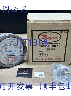 原装供应- Dwyer Magnehelic 190943-00 Flex-Kleen 压力表 0-15