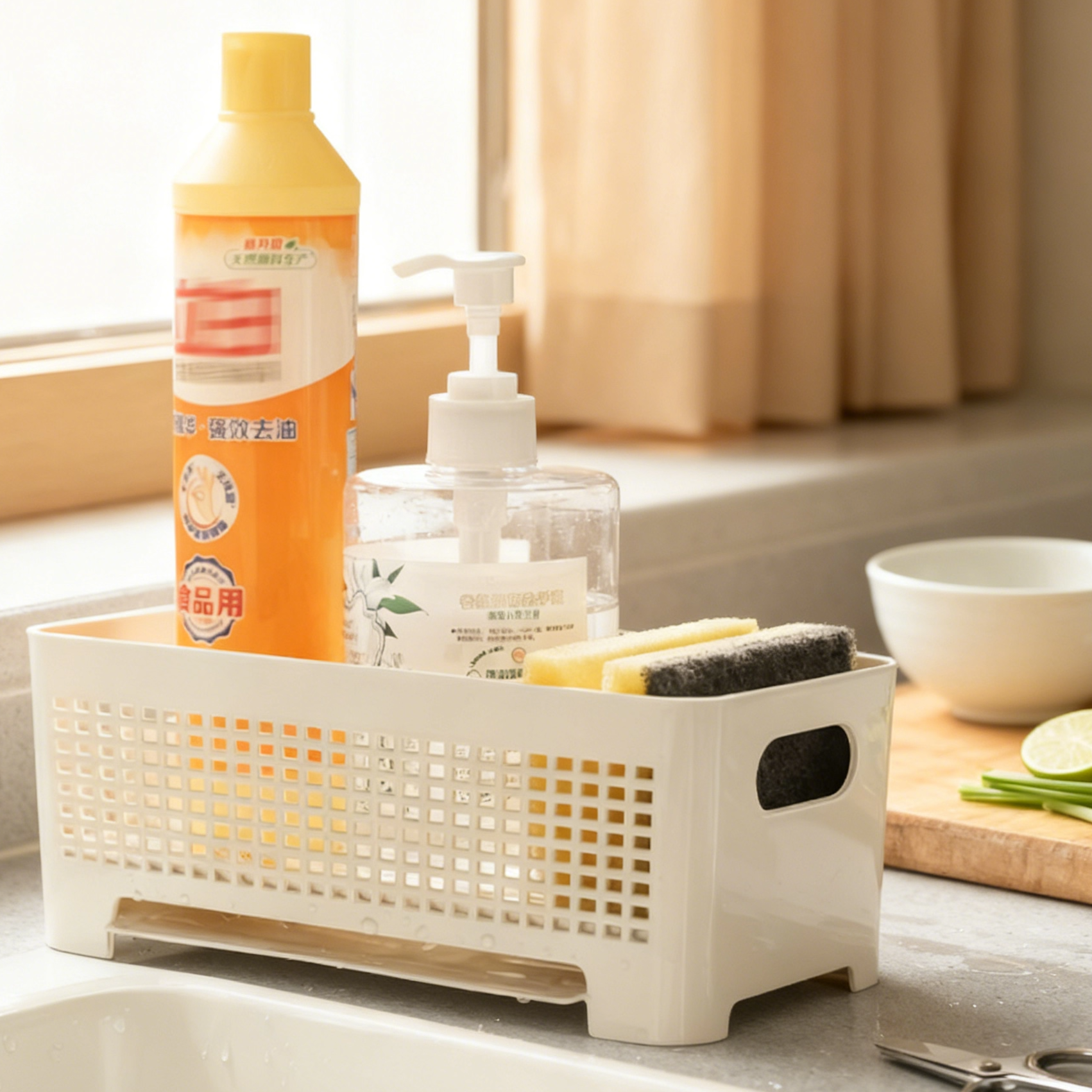 厨房置物架海绵沥水架水槽收纳沥