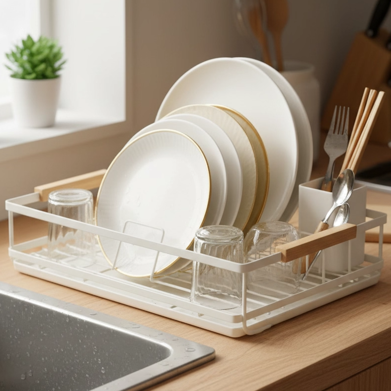 JUMILY日式厨房沥水碗碟架