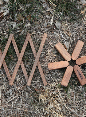 kootil可折叠隔热垫实木锅垫户外露营木质餐桌垫创意耐热防烫餐垫