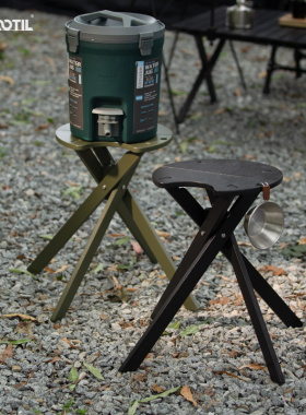 户外便携小板凳可折叠水桶架椅子野营凳子露营收纳椅马扎休闲角几