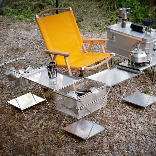 304不锈钢便携桌轻量化组合桌