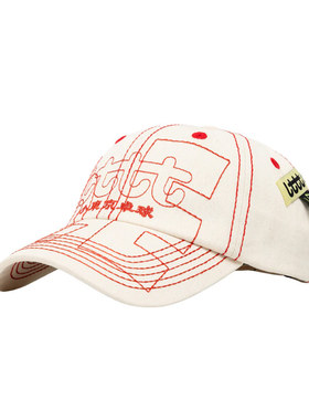 B.EAUTIFUL x LTTT Vapor Hat 联名款 刺绣浅色潮流百搭遮阳帽