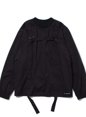 F/CE Pertex Parachute降落伞衬衫外套宽松双层透气防水黑色