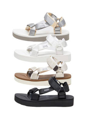 SUICOKE DEPA-2PO 日系夏季时尚休闲防滑凉鞋黑色 OG-022-2PO-BLK