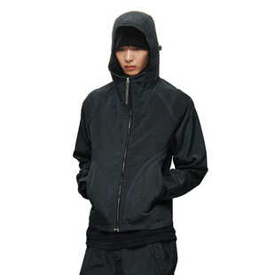 SAN SAN GEAR  Webbing Jacket Blue Charcoal 蓝灰织带连帽夹克