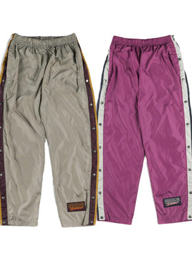 THISISNEVERTHAT 韩国 大码侧边扣子篮球训练长裤灰色男士运动裤