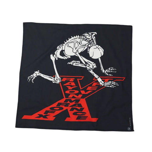RAYON VERT Drag Bandana Golgotha Black 黑色棉质方巾
