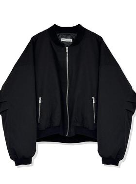 FFFPOSTALSERVICE  Team Ma-1 Bomber 黑色 拉链飞行夹克外套