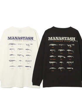 MANASTASH Citee L/S 25SS 新款男女印花宽松百搭长袖T恤上衣