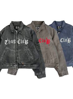 thug club 联名款 Eisenhower 秋冬新款 联名美式复古工装夹克