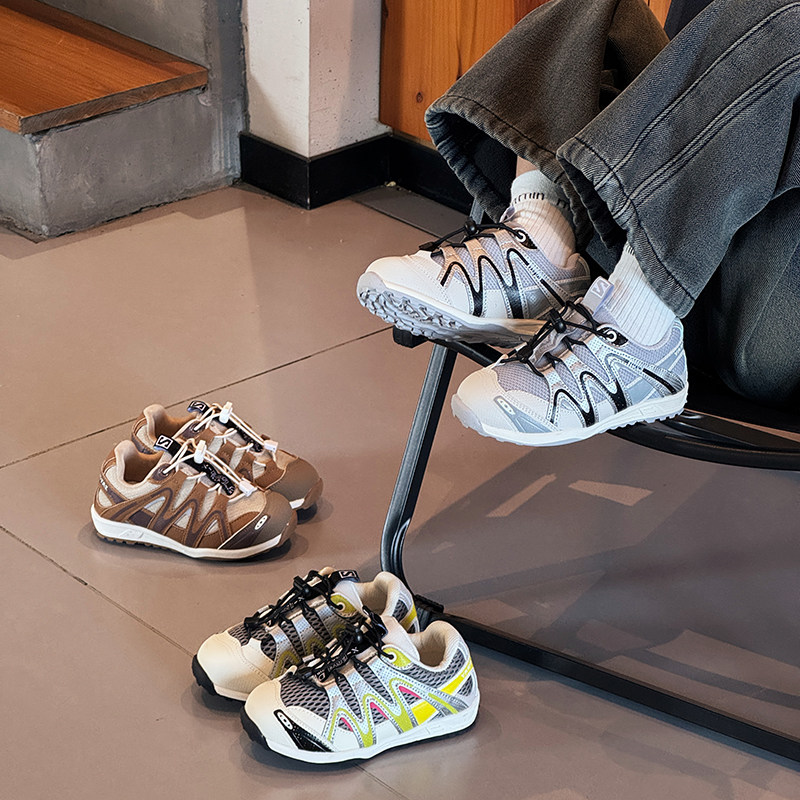 真皮儿童小白鞋软底女童运动鞋子2026春季新款中大童透气男童板鞋