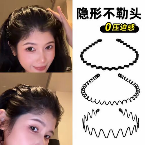 隐形空气发箍女款大波浪无痕防滑