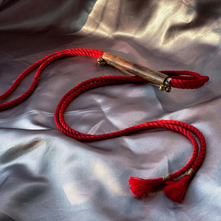 口枷 国风龙血竹麻绳口枷手工定制口塞梧桐Studio手工坊 缄默