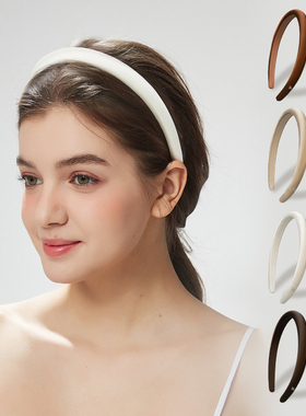 DAINEI岱妮棉花糖发箍洗脸细发箍女日常高级感洋气时尚窄边发饰