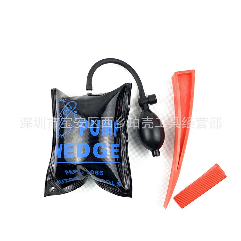 汽车门窗安装定位气囊气垫 门窗安装调平工具气囊加楔子 3-4件套