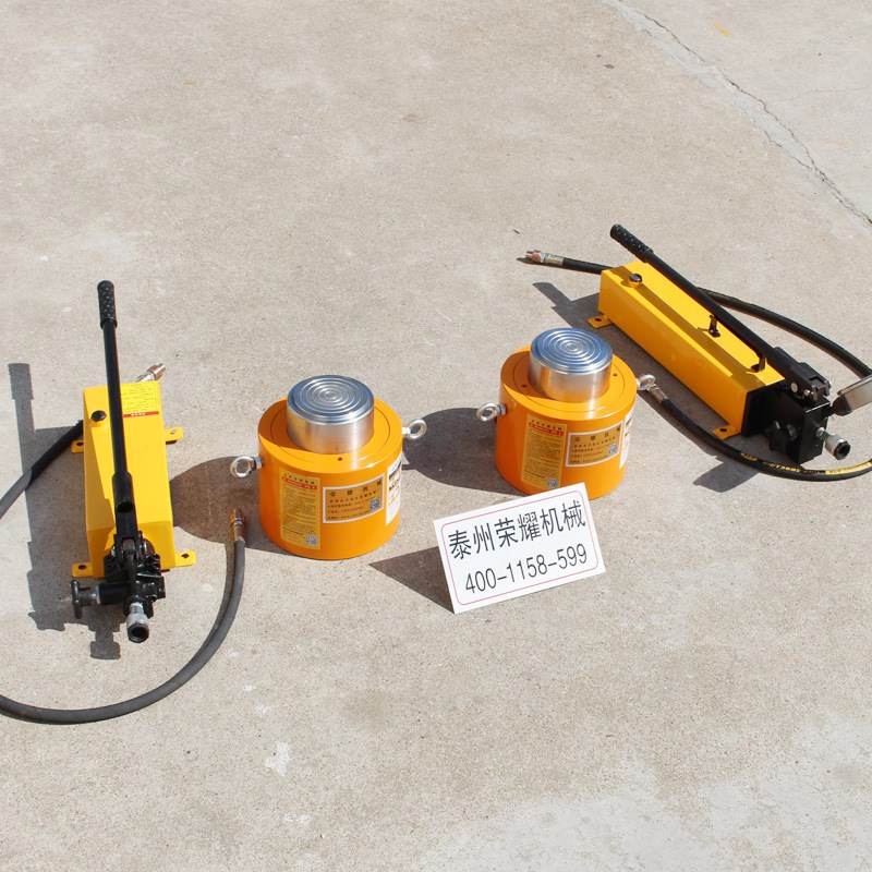 薄型千斤顶液压单作用单动式RCS型桥梁低矮空间自锁顶升