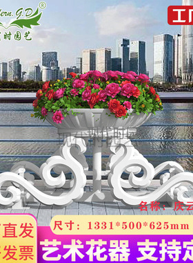 厂家直销园林绿化装饰花架大型景观景区市政工程花架送配套花盆