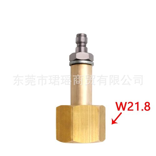 跨境供应CO2二氧化碳CGA320或W21.8接头，带垫圈和8mm气阀