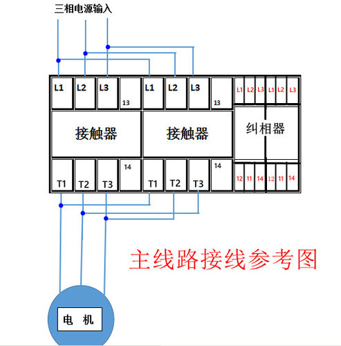 三相电源逆错相自动纠相控制器 相序纠正继电器 DPA75CM44