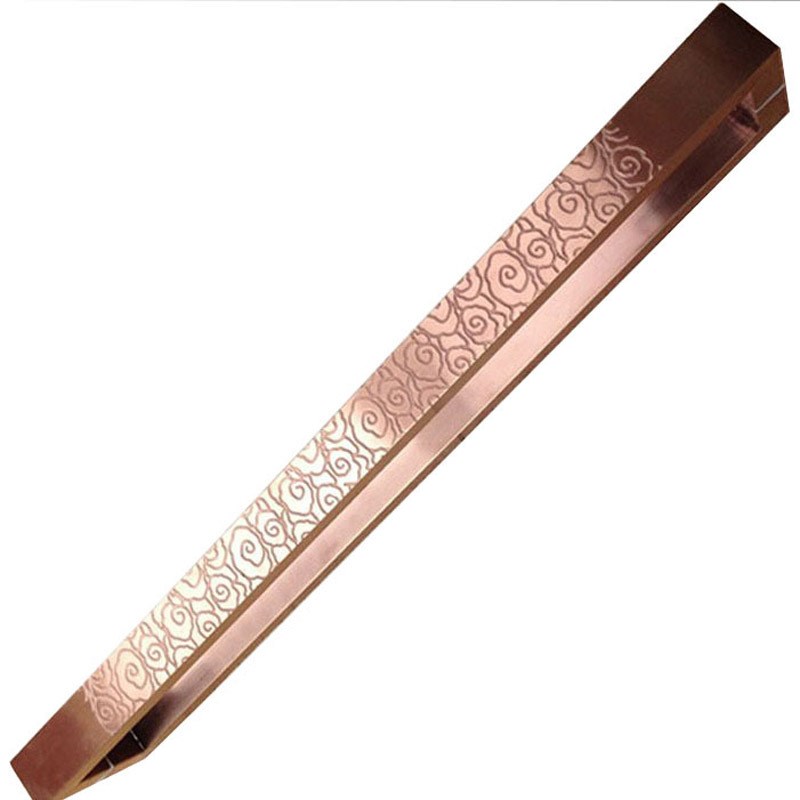 中式仿古祥云别墅大门拉手 现代玻璃门木门不锈钢把手 豪华酒店拉