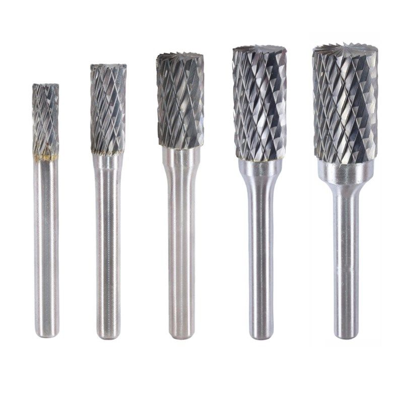 硬质合金旋转锉套装圆柱形钨钢打磨头金属玉石焊缝抛风磨电磨工具