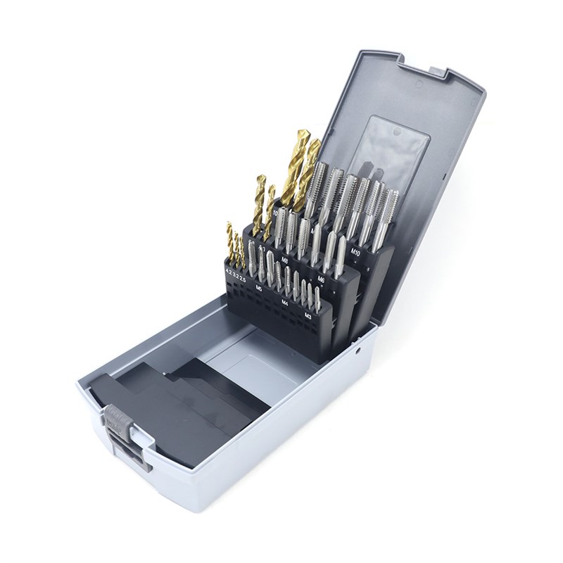 公制28件手用丝锥麻花钻套装E0207