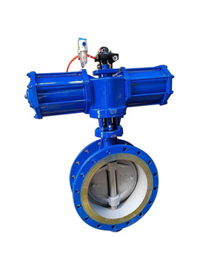 气动偏心对夹蝶阀硬密封铸钢蝶阀D673H-16C DN 65 80 100 150 200