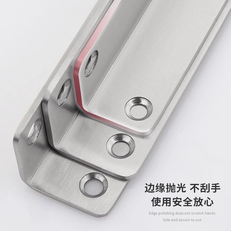 不锈钢角码90度直角固定器三角铁支架l型连接件片层板托加固五金t