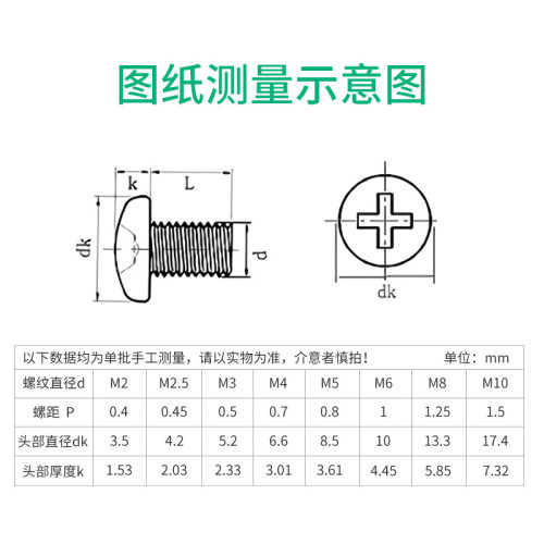 M2/M3/M4/PM/镀镍十字机螺丝机械设备螺丝钉圆头螺丝机牙螺母螺帽