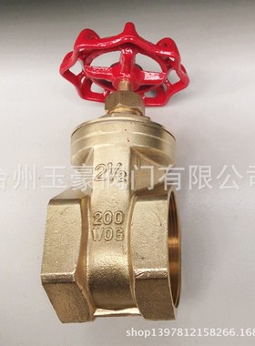 供应铜闸阀 2寸半DN65工程锻压闸阀 加厚手动闸阀双丝扣厂家