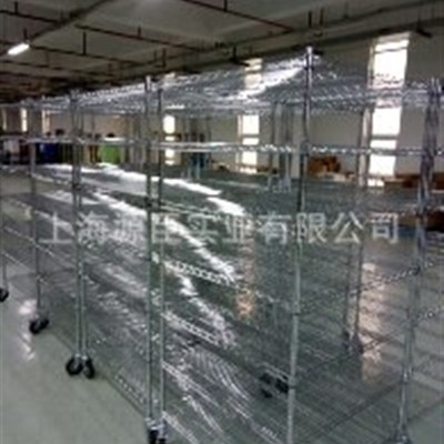 防静电货架置物架线网货架物料车网板架钢网车smt料盘车