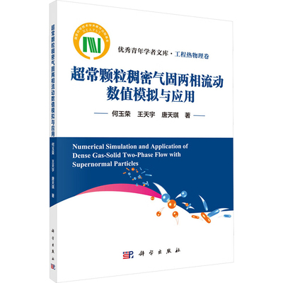正版图书包邮超常颗粒稠密气固两相流动数值模拟与应用何玉荣,王天宇,唐天琪9787030787903科学出版社
