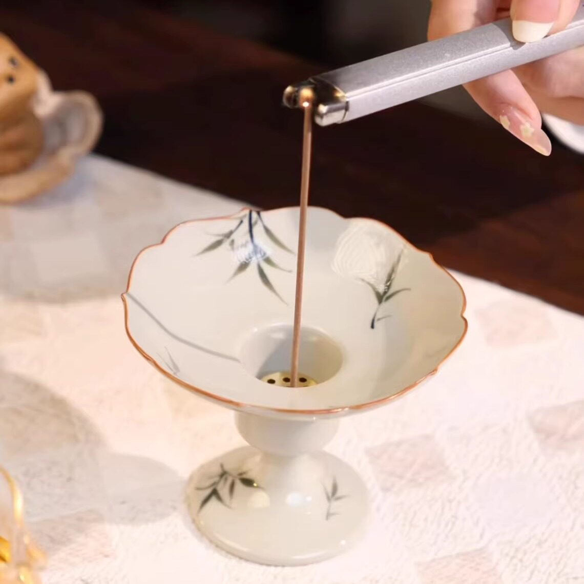 宋氏美学的香插简直禅意感满满！图片