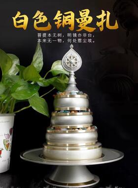 青铜光面复古曼扎盘曼达盘修盘