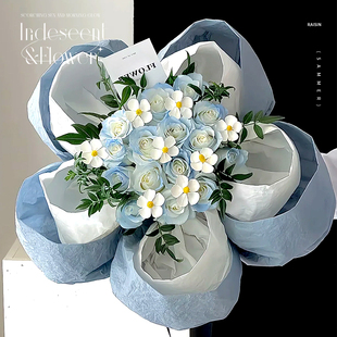 【新品】花瓣花束玫瑰花鲜花厦门鲜花同城速递花店配送送花上门