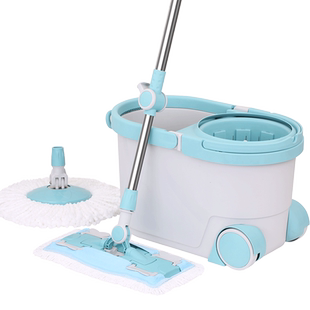 美丽雅拖把平板甩水地拖免手洗双驱动自动甩脱水拖把桶家用双子星