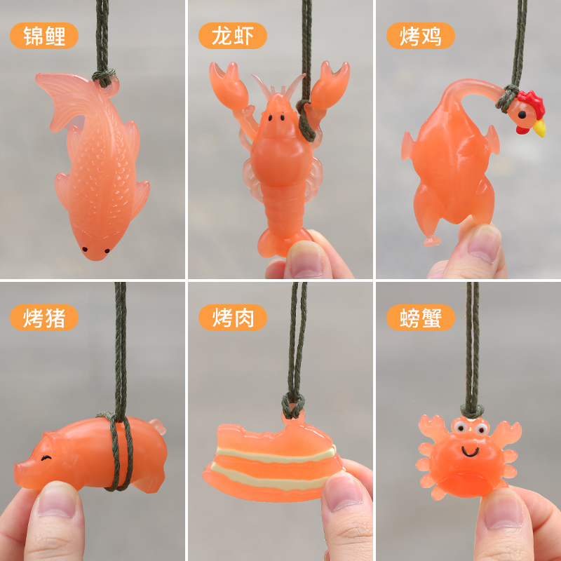 遇光紫外线会变色创意烤鸭挂件