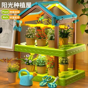 阳光房儿童种植玩具diy植物花观察小学生科学实验套装男女孩益智