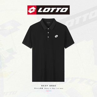 LOTTO/乐途 男子运动POLO衫2024夏季百搭户外休闲上衣简约宽松