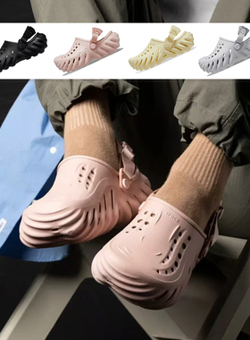 CROCS卡骆驰夏季儿童鞋厚底洞洞鞋速干凉鞋波波小Clog K 208190