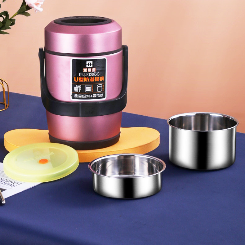 保温饭盒304不锈钢提锅便携饭桶