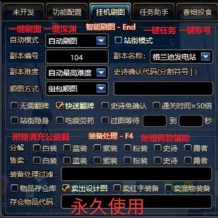 DoF单机SF公益服刷图辅助永久使用(地下城冒险)(送公益服)