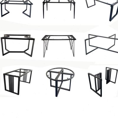 吧台脚架桌腿支架来图订制不锈钢茶几脚办公桌架脚客厅茶桌餐台脚