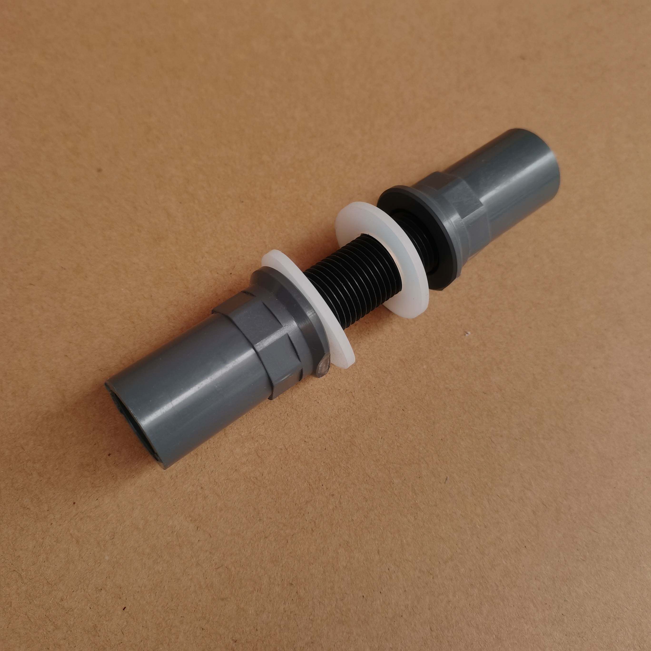 鱼缸专用/塑料upvc防水接头/加长内外丝直接/水箱上下水管件 25mm